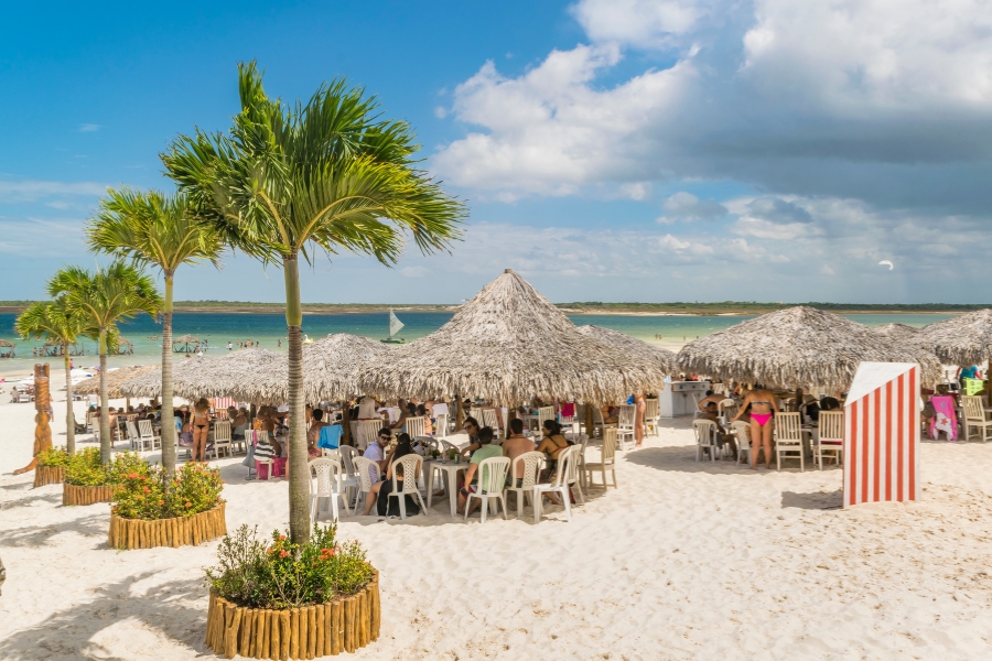 Praia de Jericoacoara no Brasil, foto canva.com